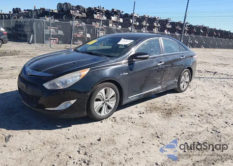 2013 Hyundai Sonata Hybrid Limited z USA, uszkodzony, nr VIN KMHEC4A42DA093900